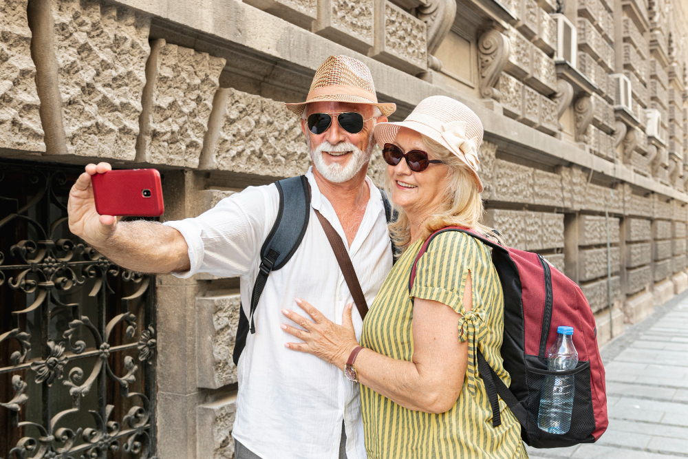 Senior travelers