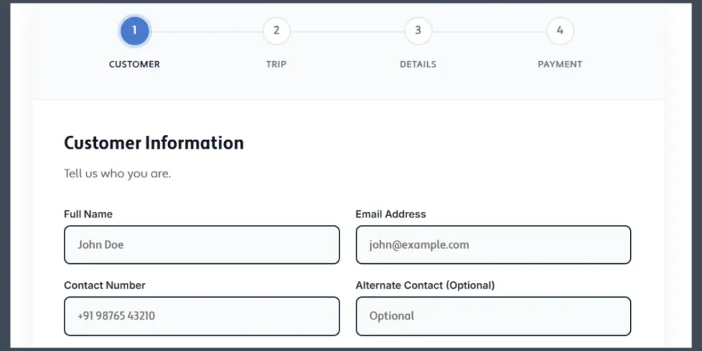 1. Secure Online Booking - Bagfloat