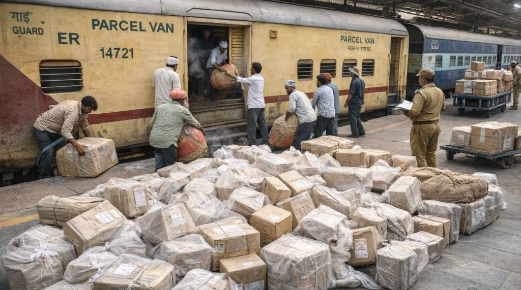 4  Indian Railways Parcel Service